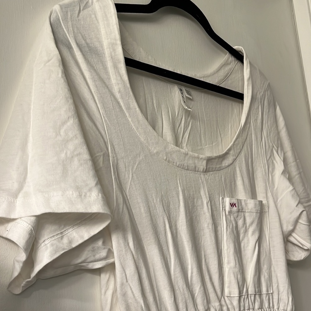 RVCA Retro White T-shirt Dress